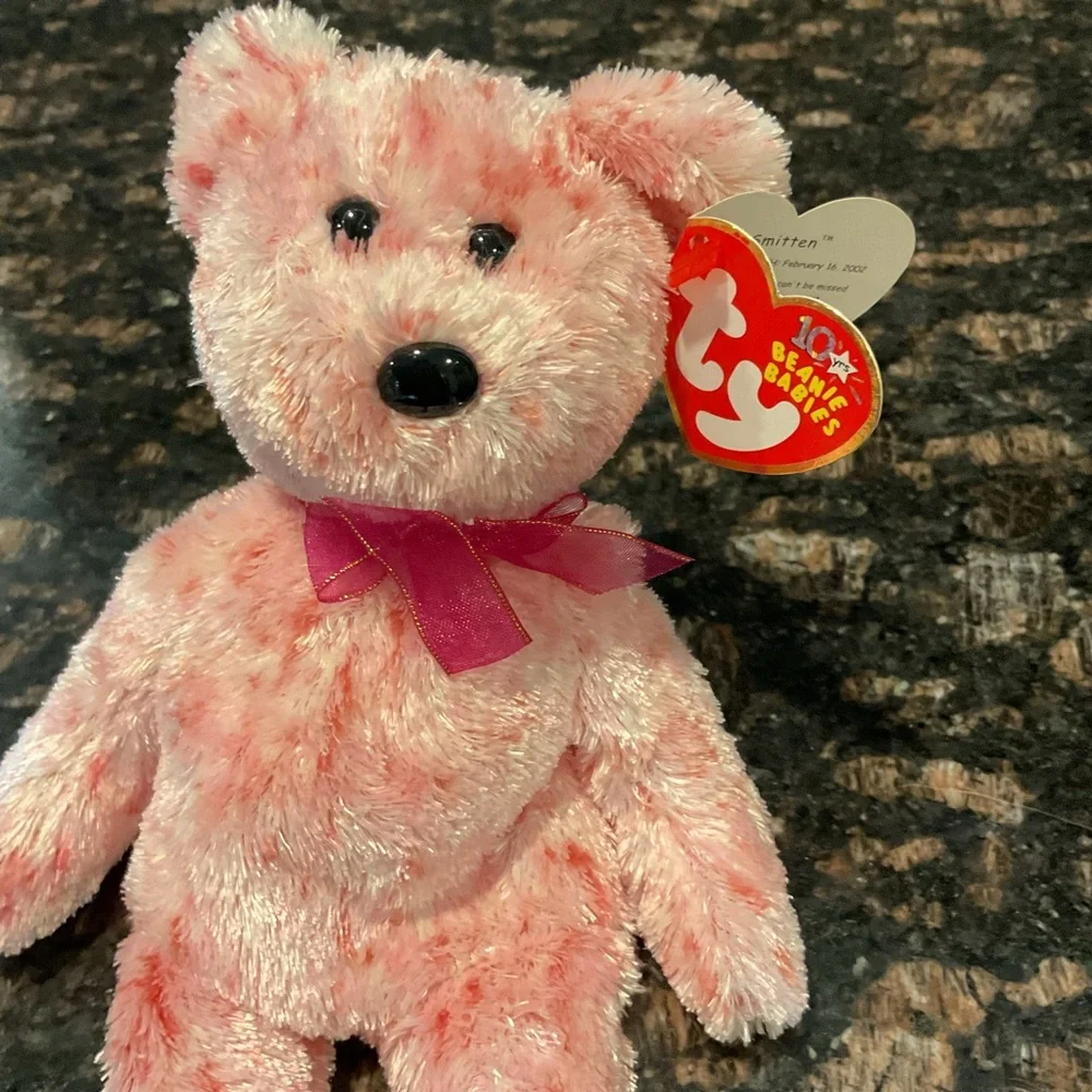 Retired TY Smitten Beanie Baby 2002
